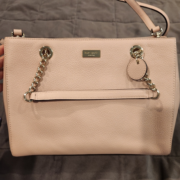 kate spade Handbags - Kate Spade Light Pink Shoulder Bag with Chain Strap